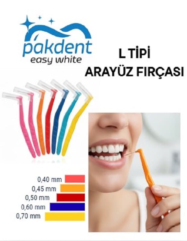 Arayüz Fırçası Diş Arası Arayüz Fırçası L Tipi Diş Ara Fırçası