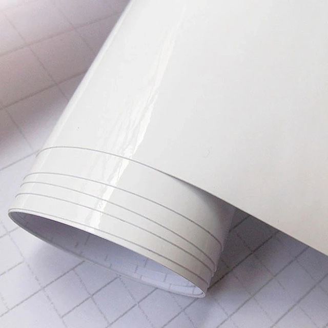 Beyaz Renk Dayanıklı Araç Motor Mobilya Folyosu 126cm X 50 Cm