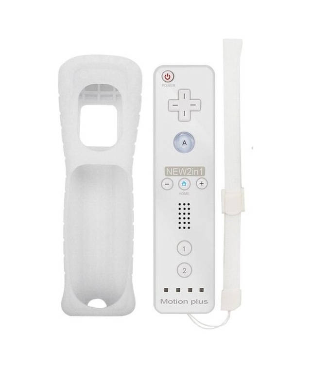 Wii 2 In 1 Remote + Nunchuk Controller Motion Plus