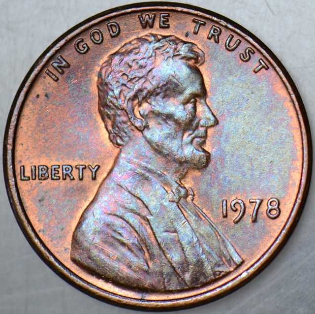 Amerika 1 Cent 1978 Lıncoln 19 Mm Çilaltı. 39959935