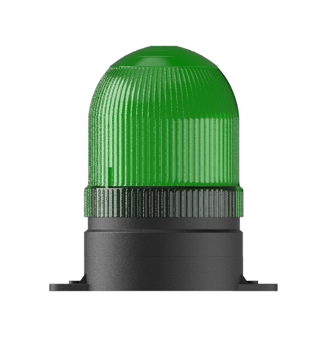 Mesan Ø70 300 Seri Sabit Ampul Taban Montaj Yeşil 24vdc Ms 300.2.24vdc