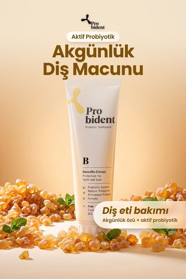 Probident Akgünlük Özütü İlaveli Probiyotik Diş Macunu 75 ML