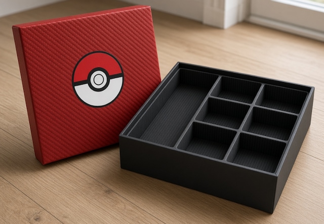 Pokemon Kart Saklama Kutusu Buyuk Bolmeli Pokeball