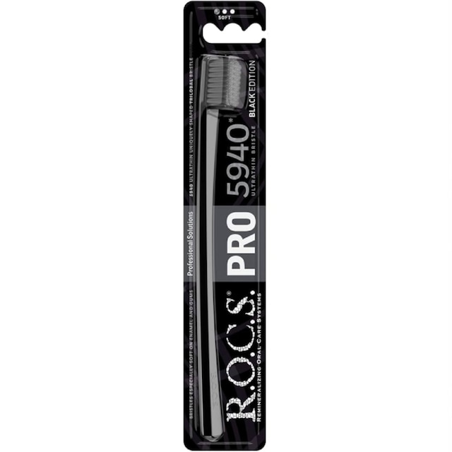 Rocs Pro Yetişkin Diş Fırçası Siyah