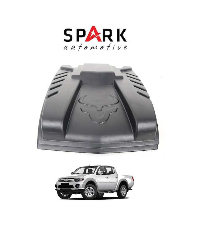 Mitsubishi L200 2007-2015 Yıl Aralığı Uyumlu Ön Kaput Büyük Scoop Siyah
