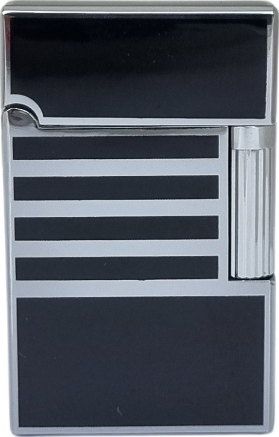 Vindiesel Soft Flame Siyah-gümüş Desenli Çakmak - Tr7694