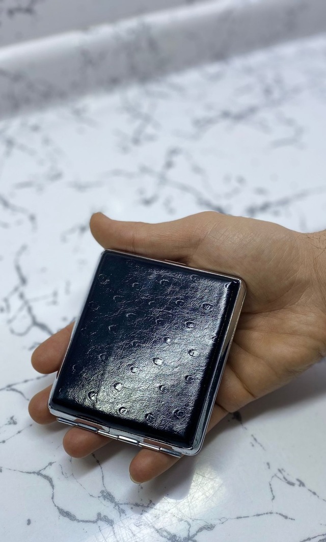 Metal Deri Sigara Tabakası, Sigara Kutusu N11.1336