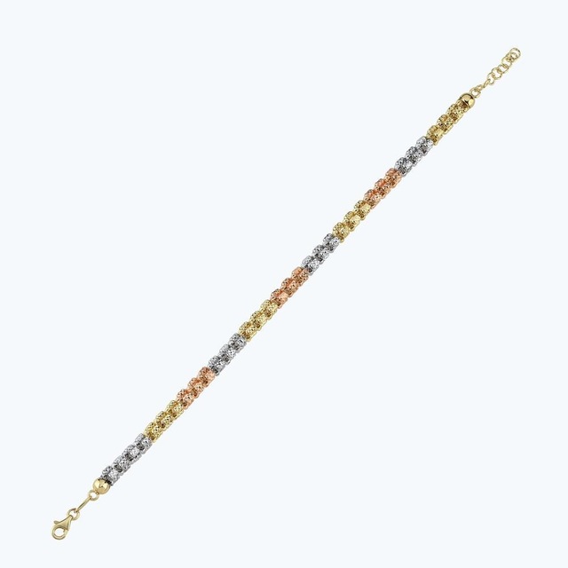 Altınbaş Altın Üç Renk Bileklik Abl0080-ybr-25912 Çok Renkli