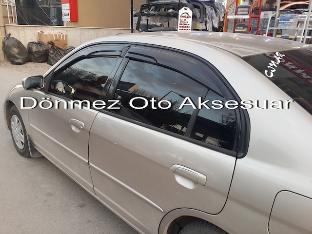 Honda Civic Mügen Cam Rüzgarlığı 2001-2006 Arası 4 Lü Ithal N11.35222