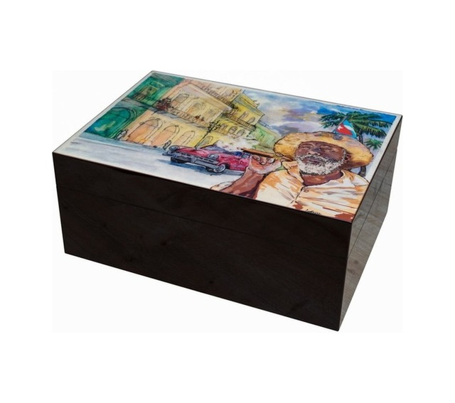 Gentili Emilio Siyah Lake Humidor 373025