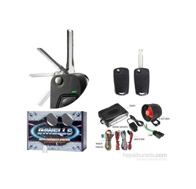 Inwells Oto Alarm Seti Kumandalı