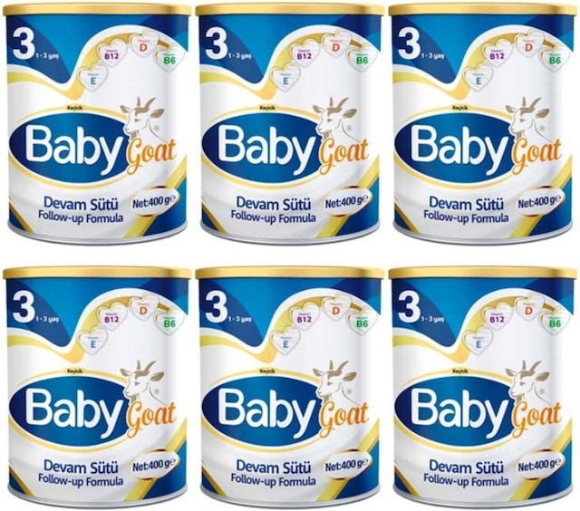Baby Goat 3 Devam Sütü 400 G 6 Adet