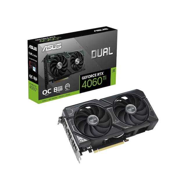 Asus NVIDIA GeForce RTX 4060 Ti Dual OC DUAL-RTX4060TI-O8G 8 GB GDDR6 128 Bit Ekran Kartı