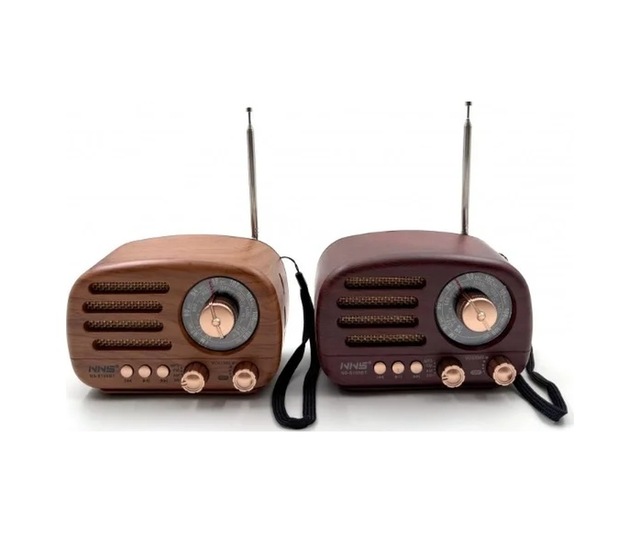Lbk Ahşap Retro Radyo