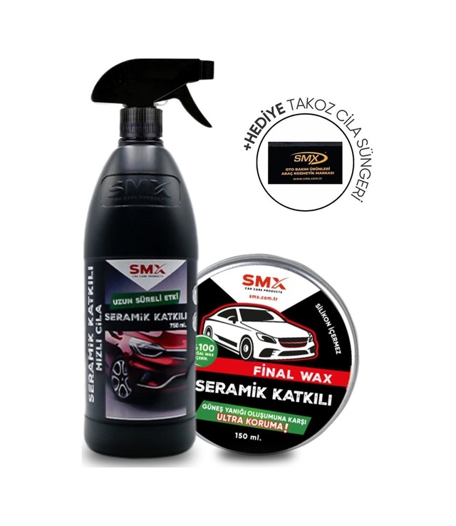 Final Wax 150 Ml /seramik Katkılı Hızlı Ve Pratik Cila 750 Ml