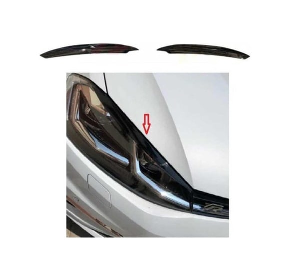 Golf 7 7.5 Far Kaşı Piano Black Far Üstü
