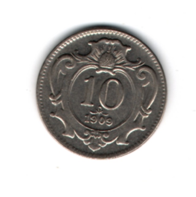 Avusturya Macaristan 10 Heller 1909 Mp2056