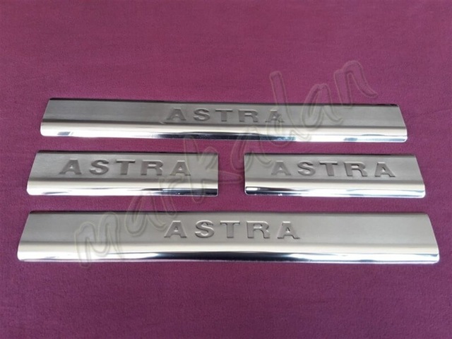 Woc Chrome Opel Astra H Krom Kapı Eşiği 2004-2013 4 Parça Paslanm N11.30