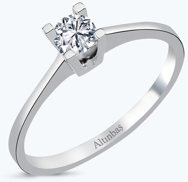 Altınbaş Altın Tektaş Yüzük Yzss012-24875 Çok Renkli