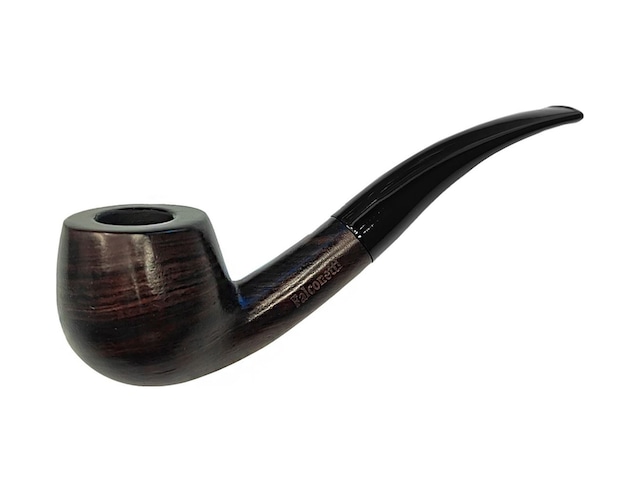 Falconetti 9 Mm. Kahverengi Sandalwood Eğimli Sap Ahşap Pipo Rd39