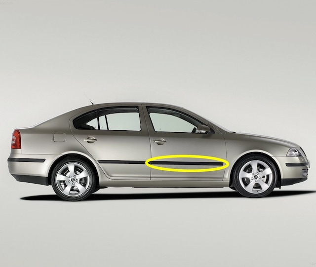 Skoda Octavia 2 A5 2005-2008 Sağ Ön Kapı Koruma Çıtası 1Z0853516C