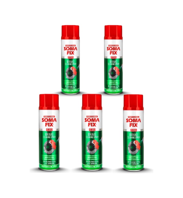 Somafix S35 Fren Balata ve Genel Amaçlı Temizleme Spreyi 500ml X5
