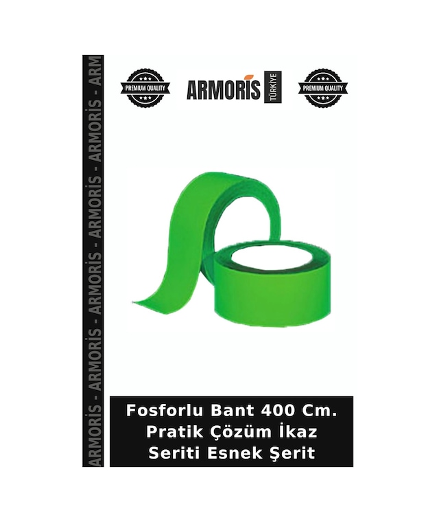 Fosforlu Bant 400 Cm. Pratik Çözüm İkaz Seriti Esnek Şerit