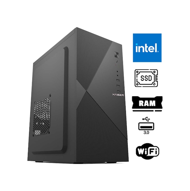 Xaser XSR1084 i5-3470 8 GB 128 GB SSD Free Dos Masaüstü Oyuncu Bilgisayarı