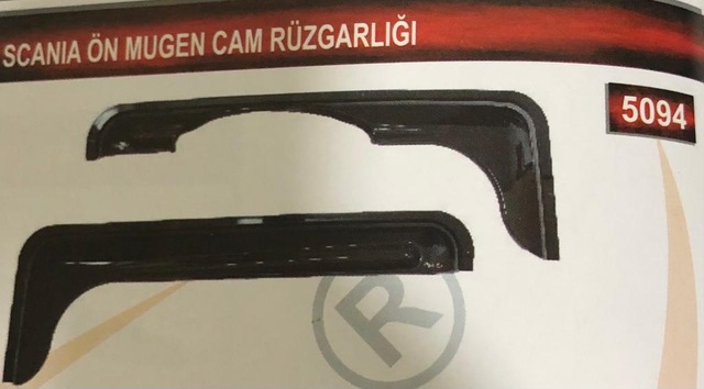 Scania GR400 2004-2016 Model 2'Li Cam Rüzgarlık Seti