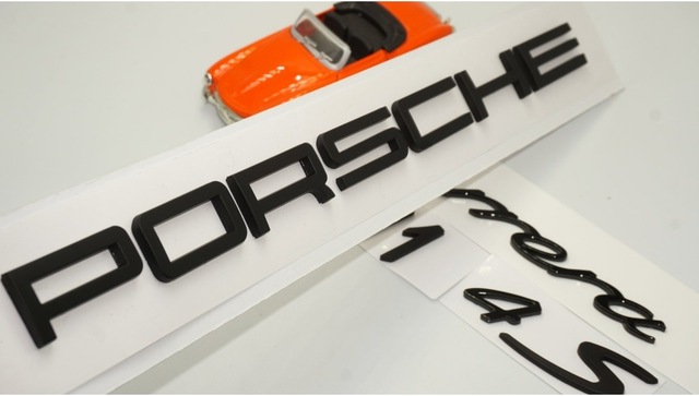 Porsche Carrera 911 4S Bagaj 3M 3D Abs Yazı Logo Amblem Seti (549168906)