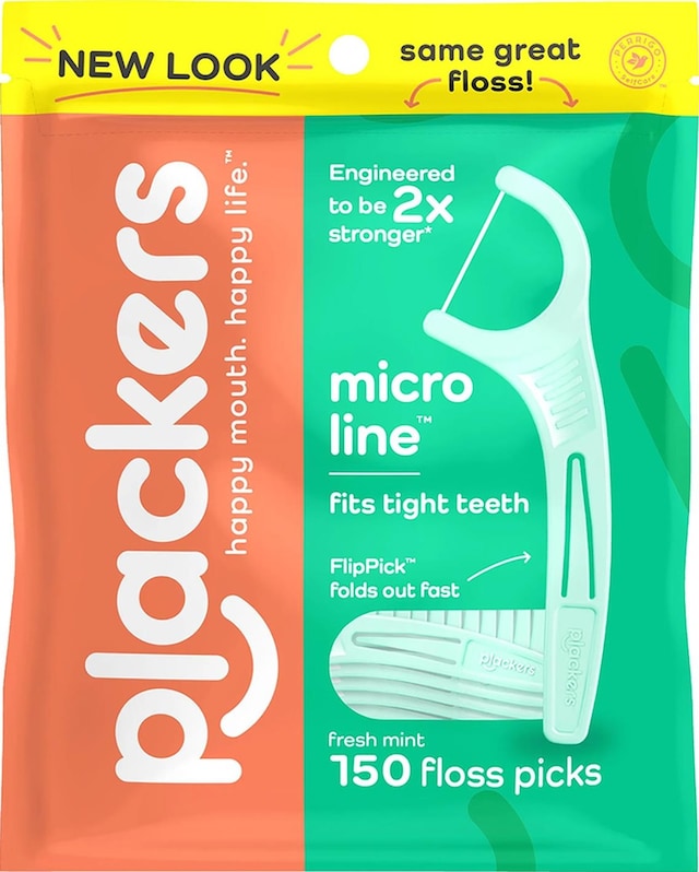 Plackers Micro Line Çatal Diş İpi Kürdanlı 150 Adet