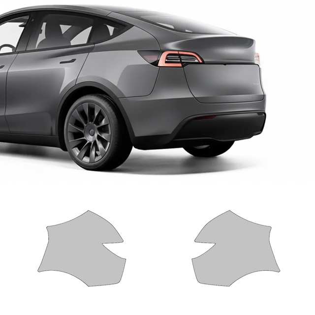 Tesla Model Y 2021 Juniper Arka Çamurluk, Hazır Kesim, 210 Mikron Ppf Tpu, Şeffaf Boya Koruma Filmi