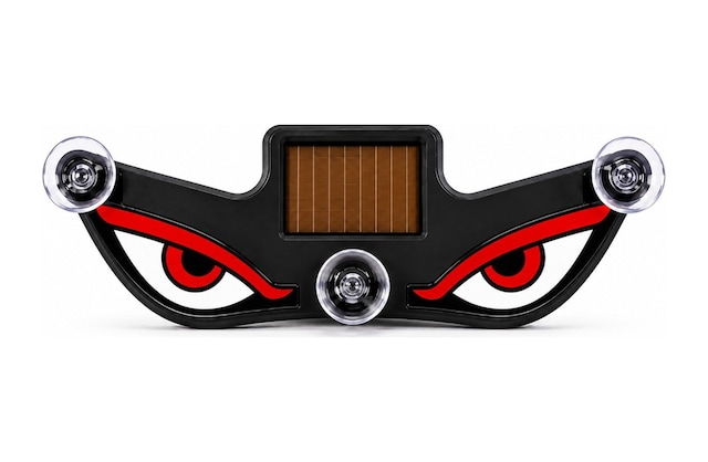 Solar Devil Eyes Araç Işıkları Ön/arka Cam İçin Güneş Enerjili/usb Bağlantılı Led Işıkları Beyaz-kırmızı
