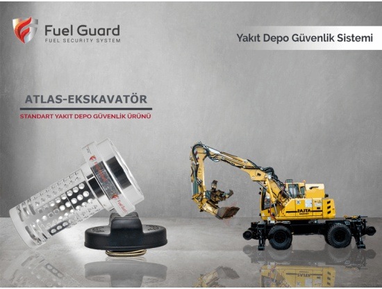 Atlas Ekskavatör-Kepçe Yakıt Depo Koruma Cihazı