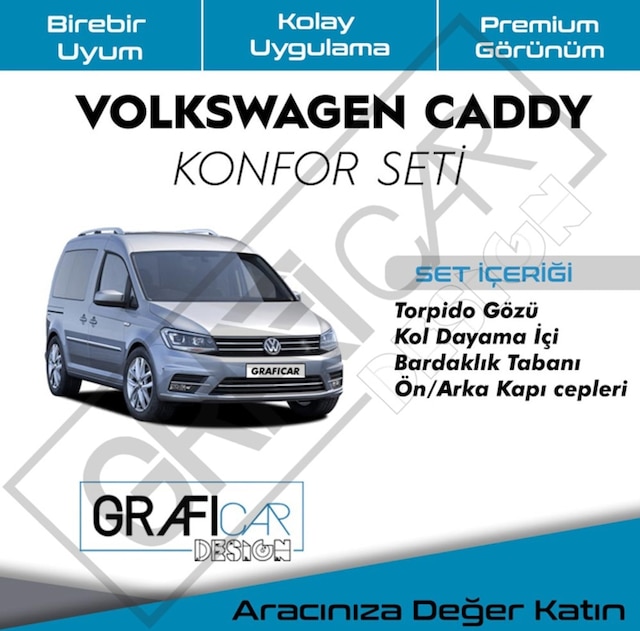Volkswagen Caddy Konfor Seti -Araç Içi Ses Kumaş Kaplama