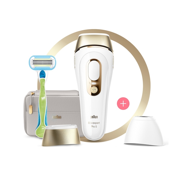 Braun Silk Expert Pro 5 PL5154 2 Başlıklı Yeni Nesil IPL Epilasyon Cihazı + Çanta