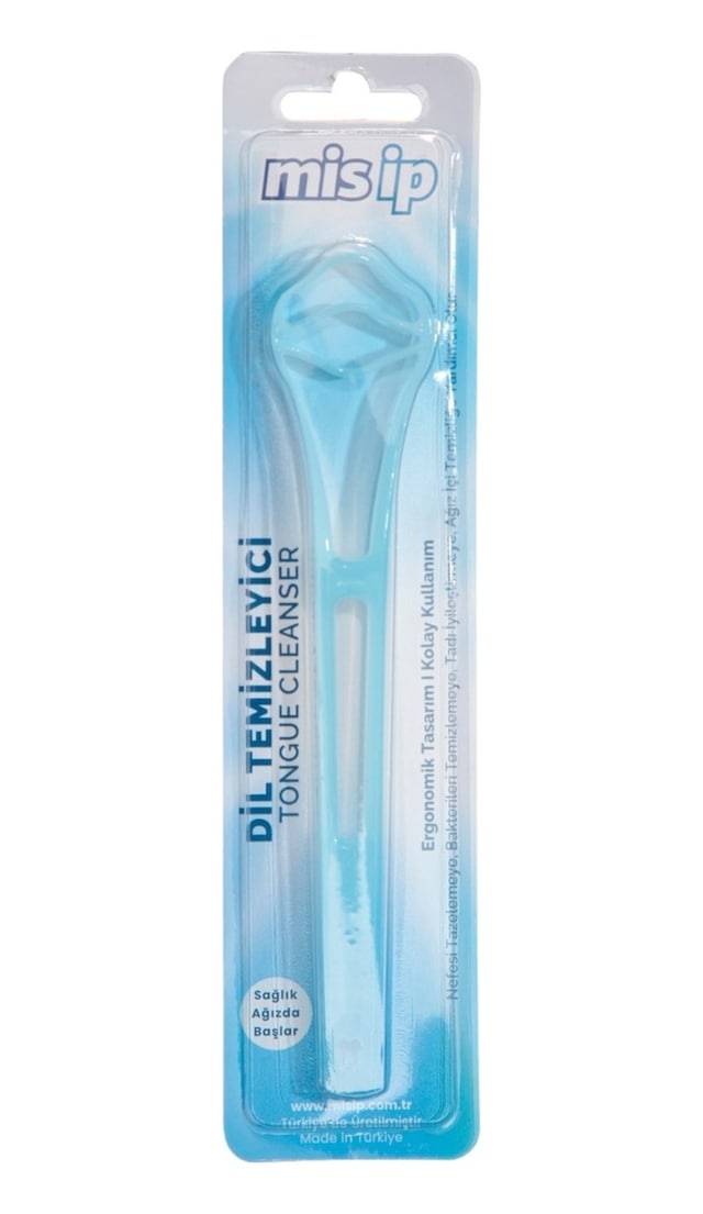 Mis İp Misip Mavi Dil Temizleyici Tongue Cleaner Ağız Kokusuna Etkili