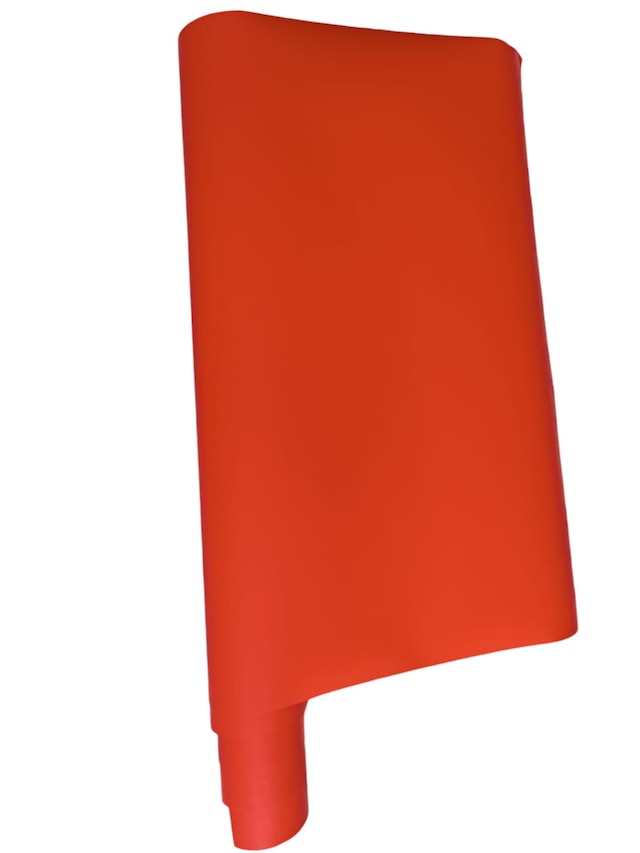Mat Kırmızı Renk Dayanıklı Araç Motor Mobilya Folyosu 126 X 50cm