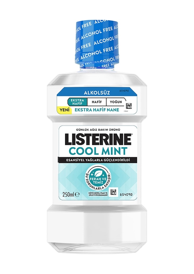 Listerine Cool Mint Ekstra Hafif Tat Ağız Bakım Suyu 250 Ml