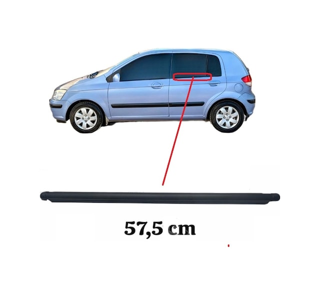 Hyundai Getz Çıta Cam Sıyırıcı Fitil Arka Dış Sol 2003-2011
