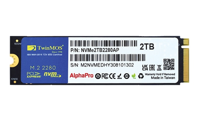 TwinMOS TLC 3DNAND 2TB NVMe M.2 2280 PCIe 3.0