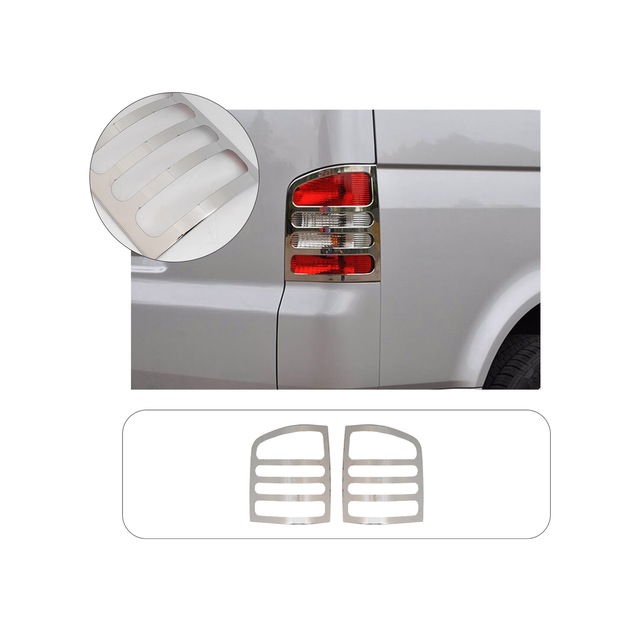 Volkswagen Transporter T5 Uyumlu 2003-2014 Krom Stop Çerçevesi Paslanmaz Çelik