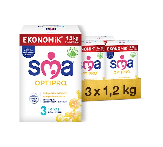 Sma Optipro 3 Devam Sütü 1200 G 3 Adet