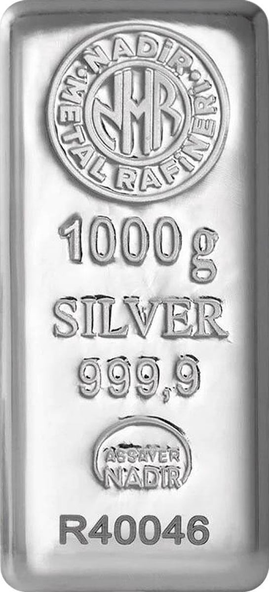 1000 Gram Gümüş Külçe