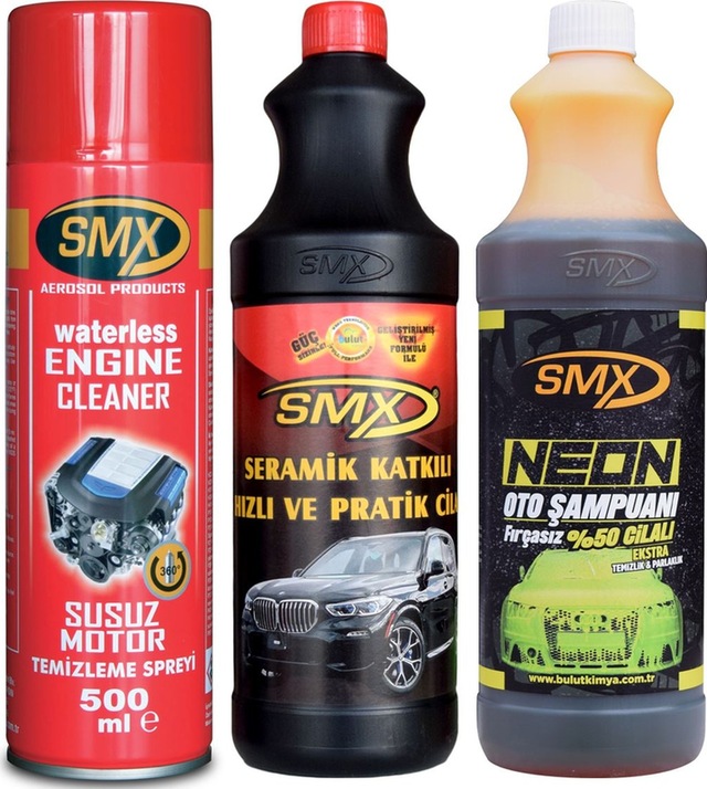 Smx Susuz Motor Temizleme Spreyi-seramik Katkılı Cila-oto Şampuan