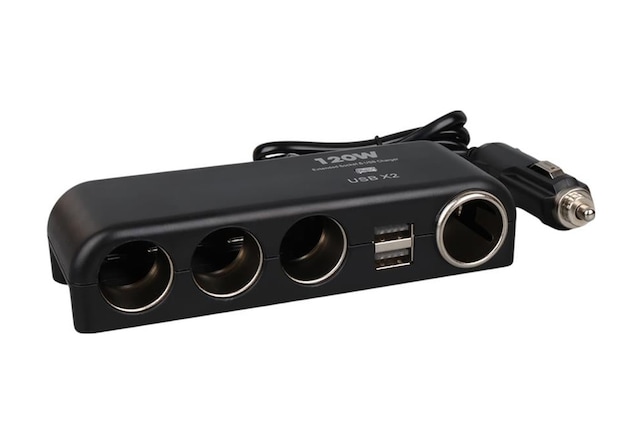 Olesson 1525 12-24v Çift Usb'lı 120w 80cm Kablolu 4'lü Araç Çakmak Çoklayıcı