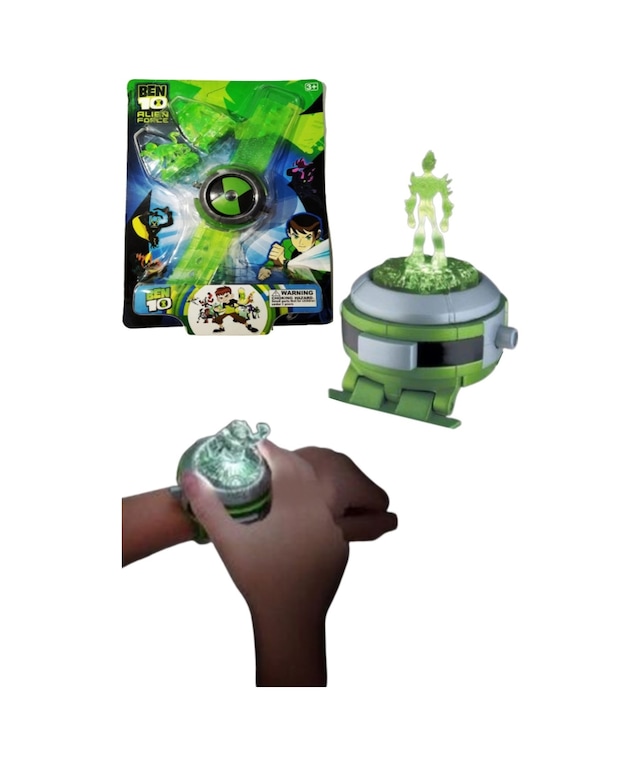 Uzay Figürlü Sesli Işıklı Ben 10 Oyuncak Saat Benten Ben10 Saat