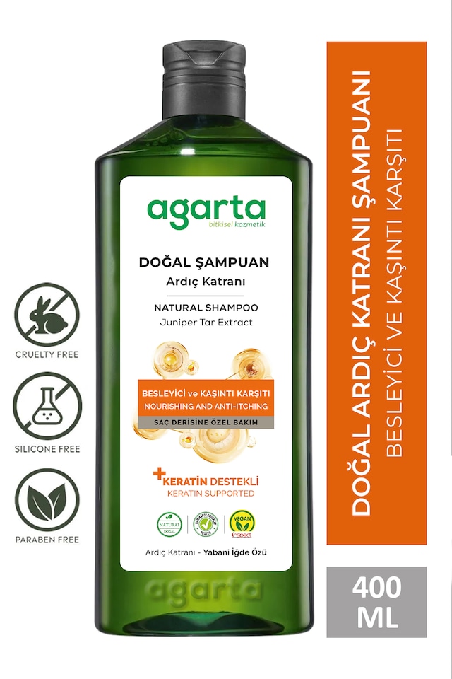 Agarta Ardıç Katranı & Keratin Şampuanı 400 ML