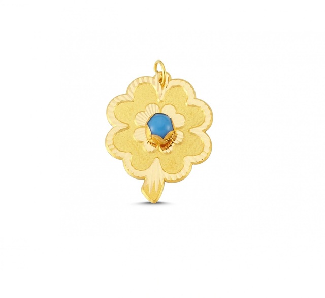 Sembol Gold Altın Maşallah Bebek Takısı Yonca