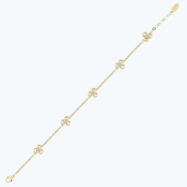 Altınbaş Altın Taşlı Çiçek Bileklik Abl0201-y-25952 Çok Renkli